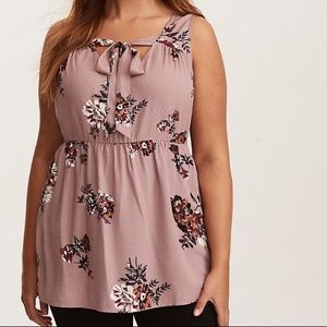 Torrid Floral Peplum Top